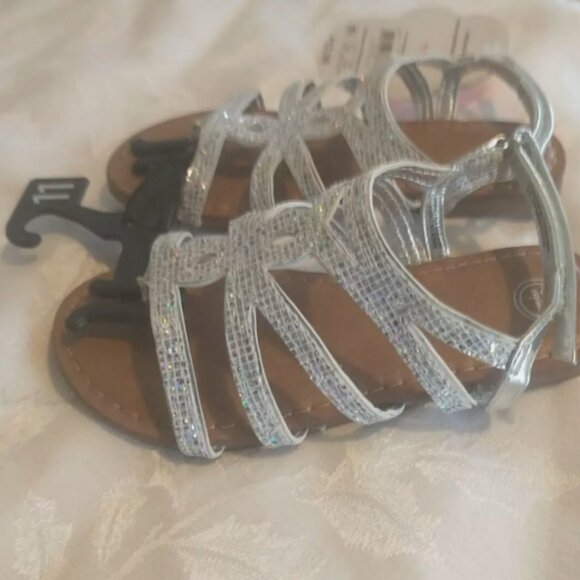 WONDER NATION GIRLS RHINESTONE FASHION STRAP SANDALS NEW WITH TAG LITTLE GIRL 11 - Picture 7 of 7